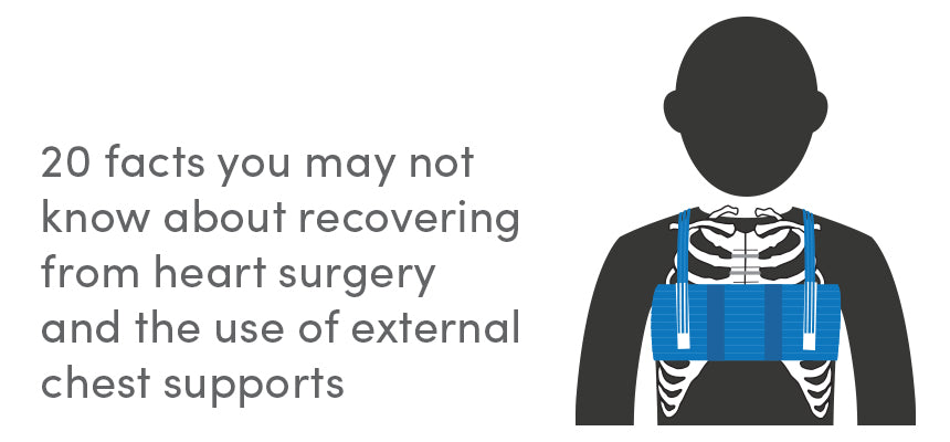 20 facts you may not know about recovering from heart surgery and the use of external chest supports