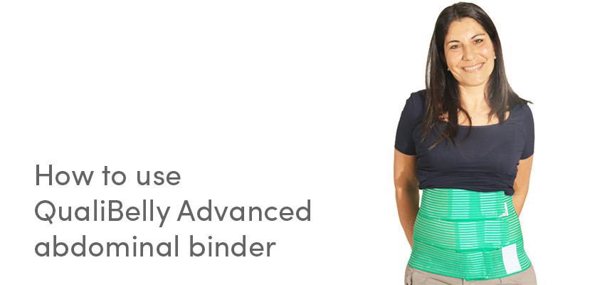 How to use QualiBelly Advanced Abdominal Binder - Video
